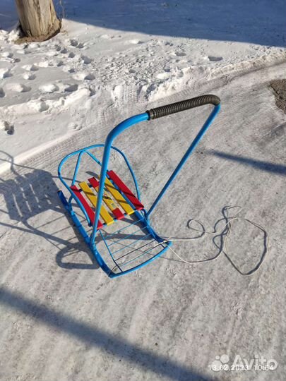 Детские зимние санки