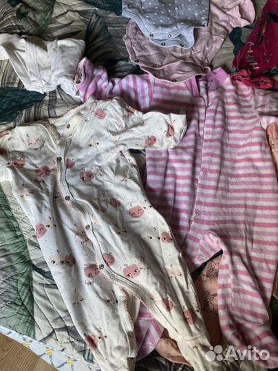 Вещи пакетом 62-74 на девочку