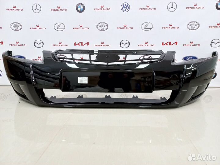 Бампер передний Лада Приора цвет Робин Гуд