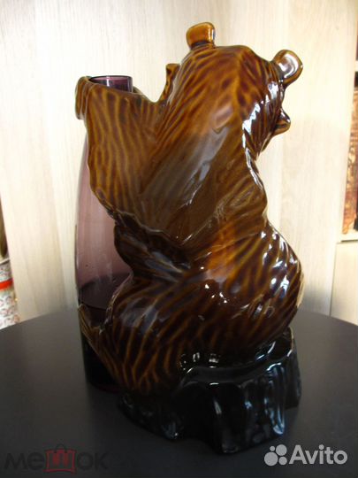 Медведь, подставка для бутылки спиртного, СССР