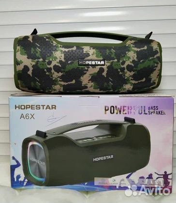 Колонка hopestar A6X хаки опт