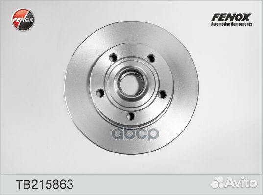 Диск тормозной TB215863 fenox