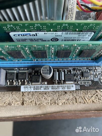 Материнская плата с процессором i3