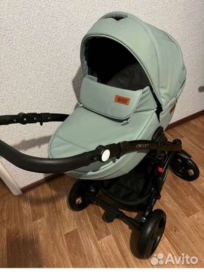 Коляска 2 в 1 эко кожа