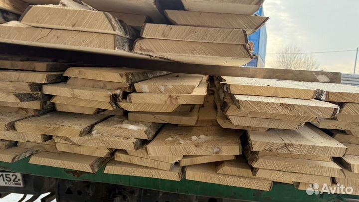 Осина необрезная 25мм доска