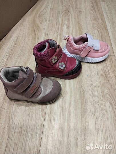 Ботинки кроссовки для девочки
