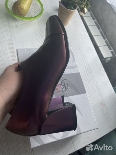 Ботильоны натуральная кожа 37