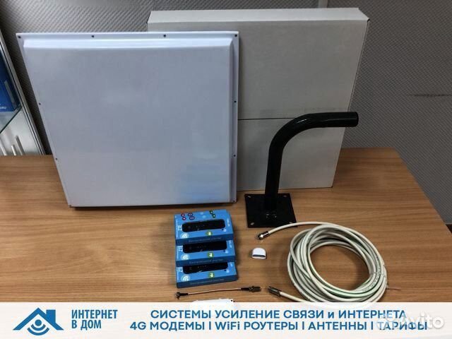 4G модем + Безлимитный интернет домой и на дачу