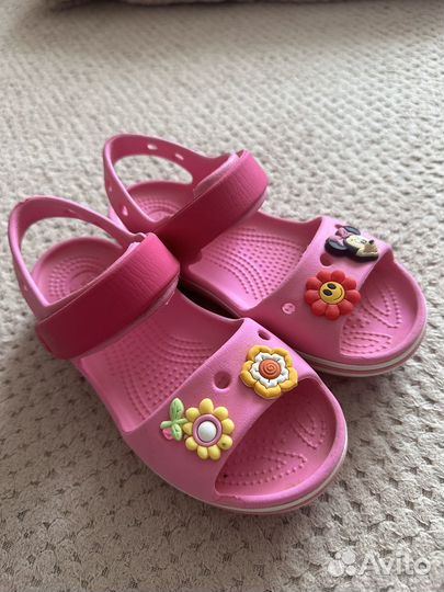 Сандали Crocs на девочку. Размеры: C11 и C12