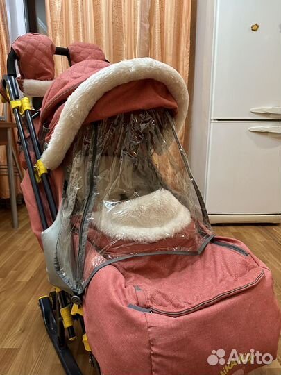 Санки коляска nika