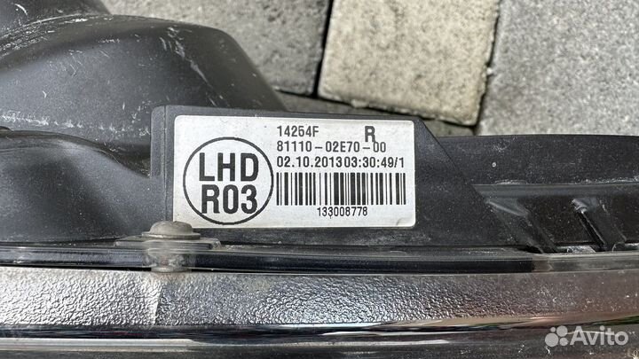 Фара toyota corolla 180