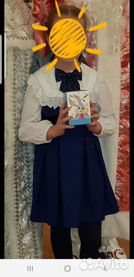 Школьные брюки и рубашка 128