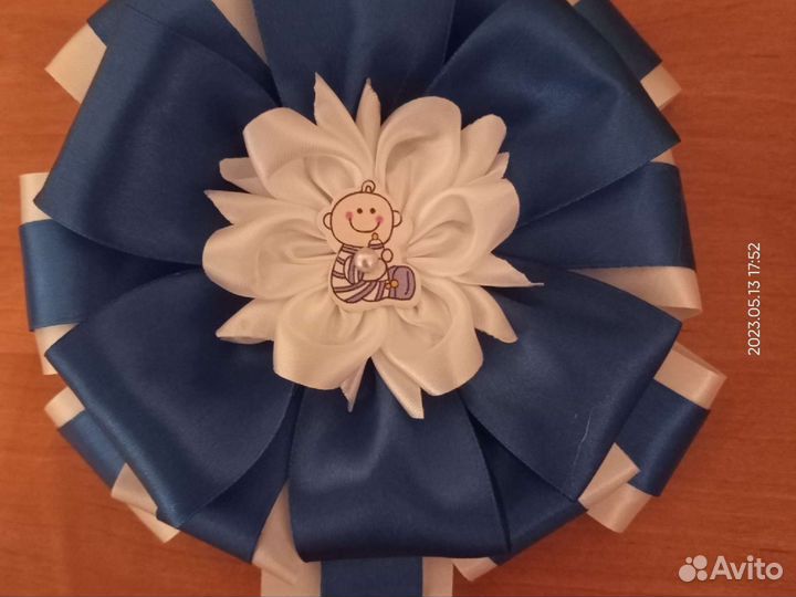 Бант на выписку малыша в роддоме