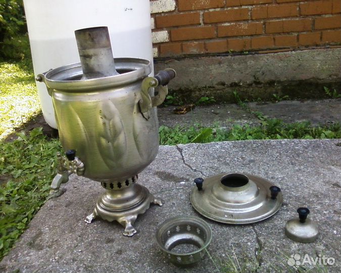 Самовар на дровах СССР