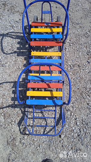 Двухместные санки