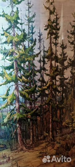 Картина бумага, гуашь