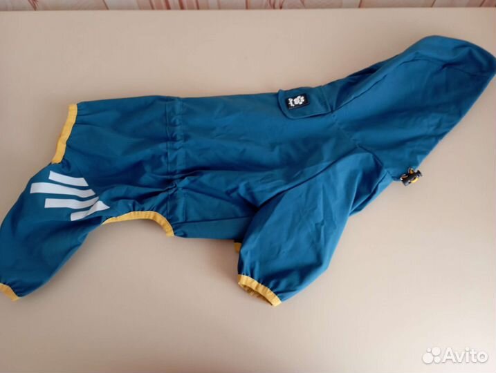 Комбинезон-дождевик для собак мелких пород