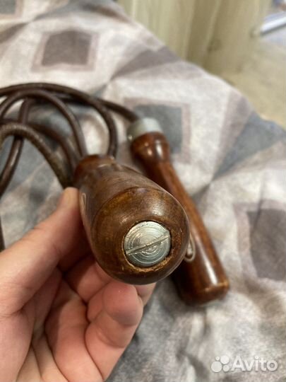 Кожанная боксерская скакалка