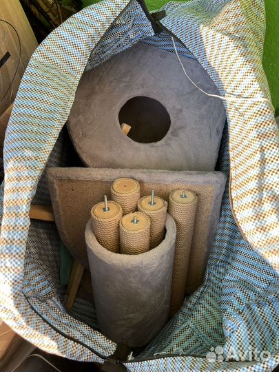 Домик для кота с когтеточкой