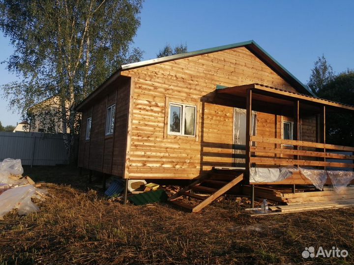 Дачный домик каркасный 8х8