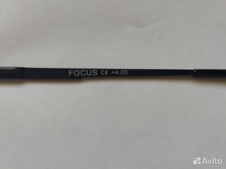 Очки с диоптриями 4+