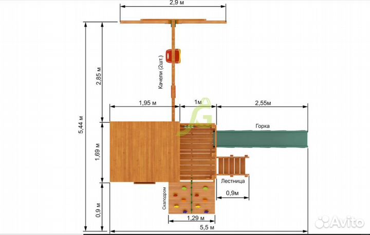 Детский игровой комплекс 