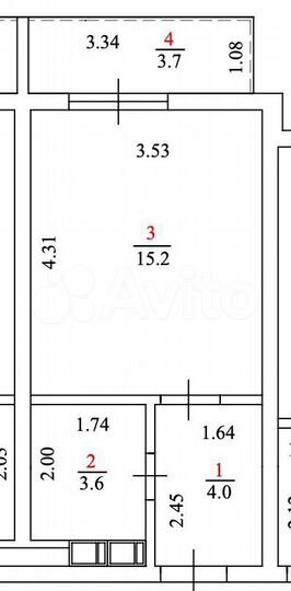 Квартира-студия, 26,5 м², 11/12 эт.