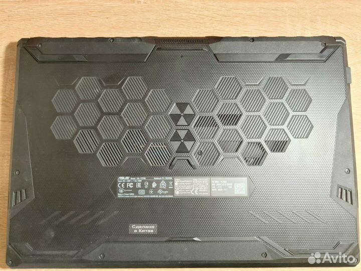 Ноутбук asus tuf gaming A17 FA706II