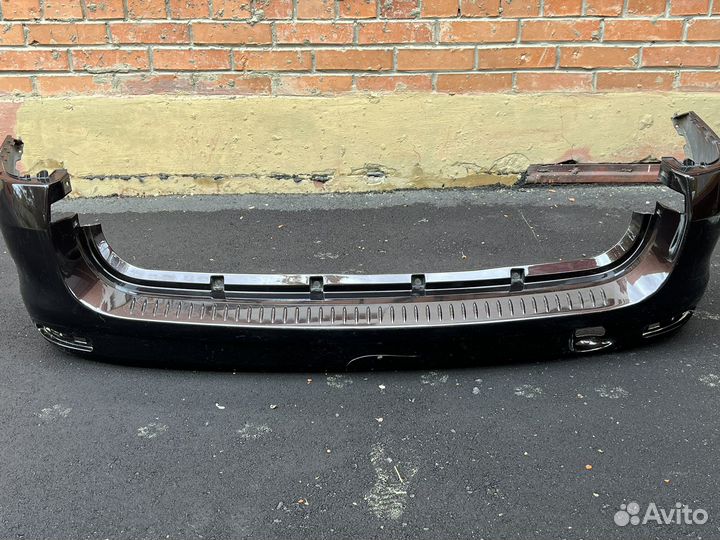 Бампер задний largus коричневый