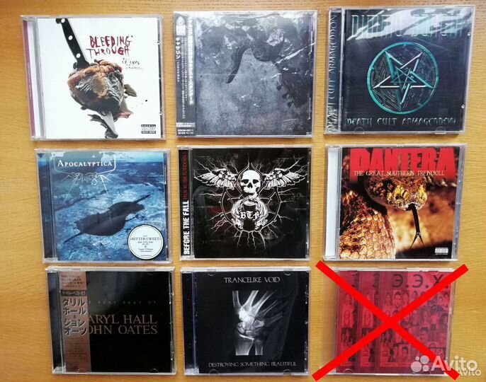 CD фирм. и лиц. Metal, Hard Rock, Alt. Обн. 17.09