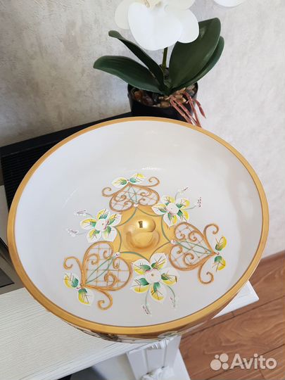 Ваза для фруктов богемия