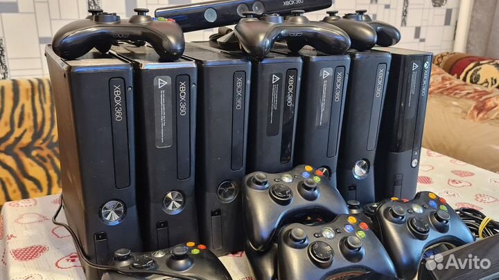 Xbox 360 250 320 500 гб+2 геймпад+100 игр Freeboot