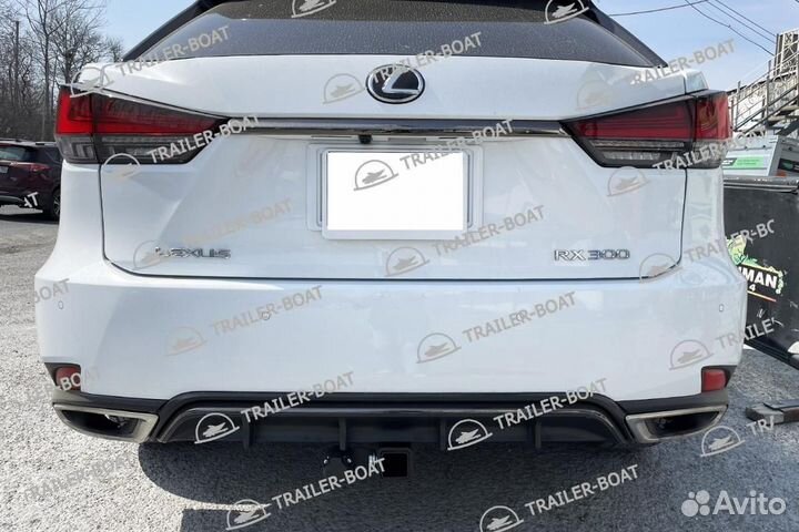 Фаркоп на Lexus RX300 (кроме Long) F-Sport 2017-2019, под квадрат, 45363