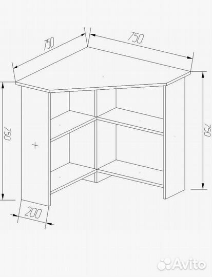 Стол угловой