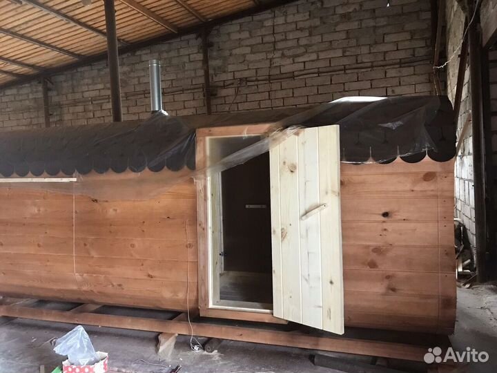 Баня-бочка квадро с доставкой