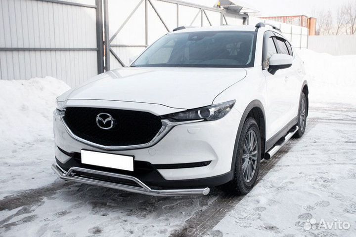 Защита переднего бампера Mazda CX-5 (2017)