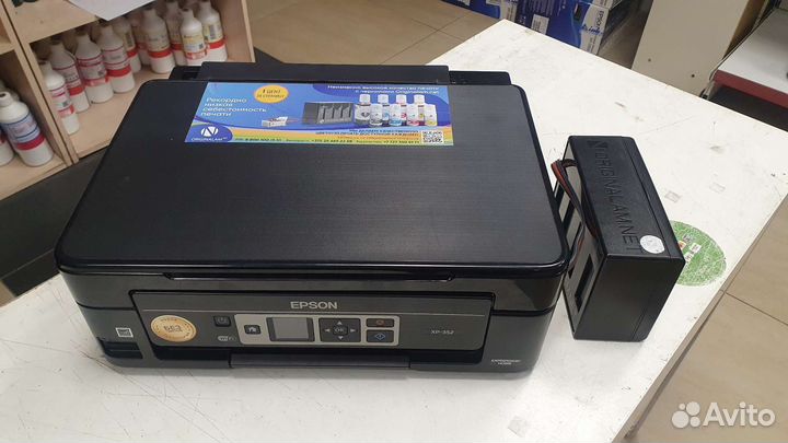 Мфу Epson с бснпч и чернилами