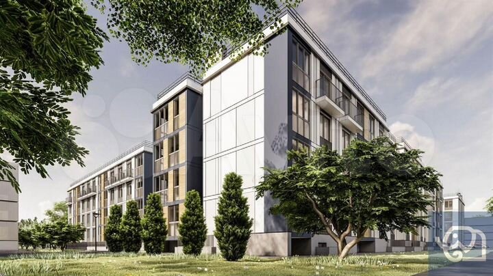 2-к. квартира, 58,6 м², 2/4 эт.