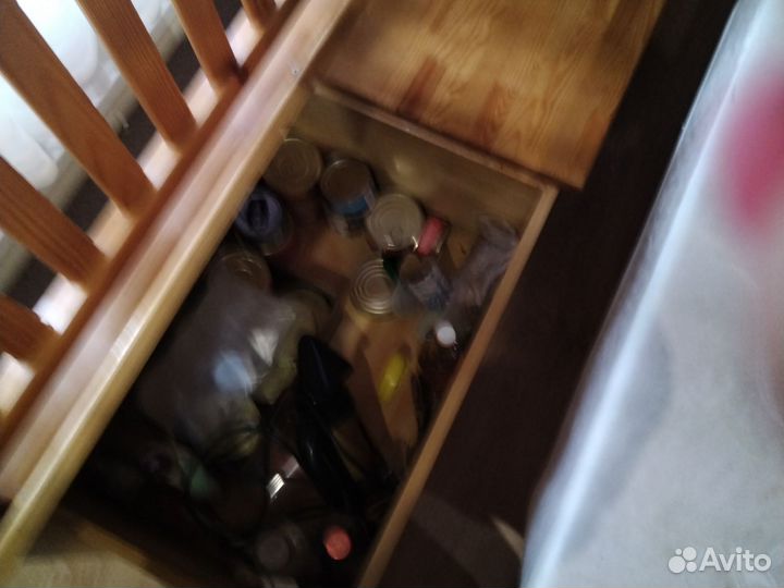 Деревянная скамья ларь