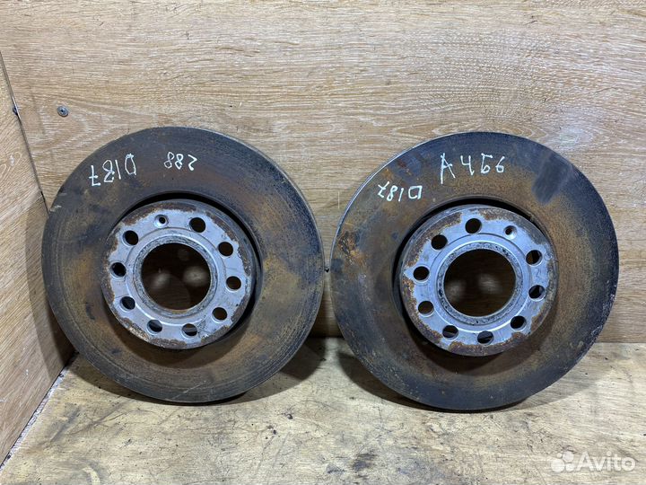 Комплект передних тормозных дисков Audi A4 B6 D187