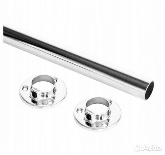 Штанга перекладина хром для мебели труба