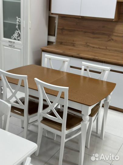 Обеденная группа стол стулья новый