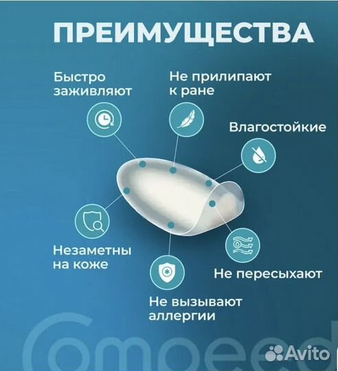 Пластыри Compeed от влажных мозолей из Финляндии