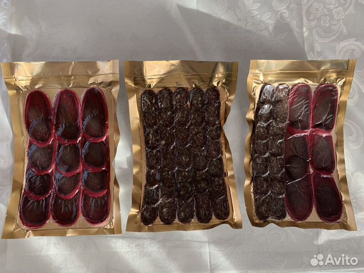 Бастурма и Суджук нарезнная, в вакууме 100 грамм