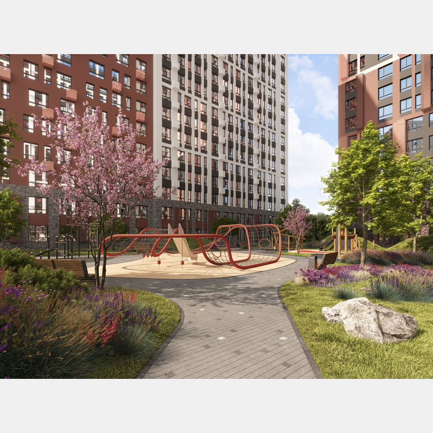 2-к. квартира, 58,8 м², 16/22 эт.