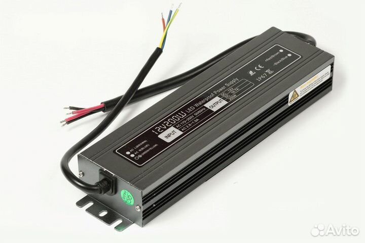 Блок питания IP67 200W 12V