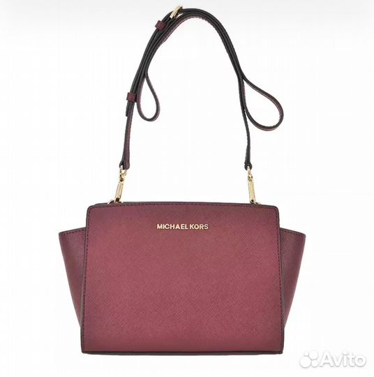 Сумка Michael Kors Selma бордо