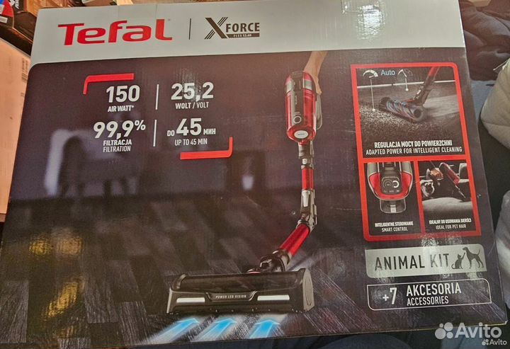 Вертикальный беспроводной Tefal X-Flex 12.60 Aqua