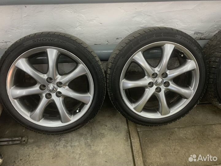 Комплект колес R17 5x100 Toyota Wish зима/лето