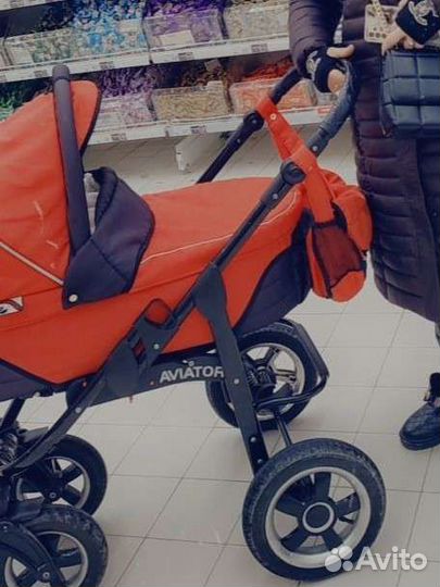 Коляска люлька для новорожденных бу